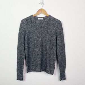 Equipment Femme Women’s Black White Marled 100% Cashmere Sweater Size XS